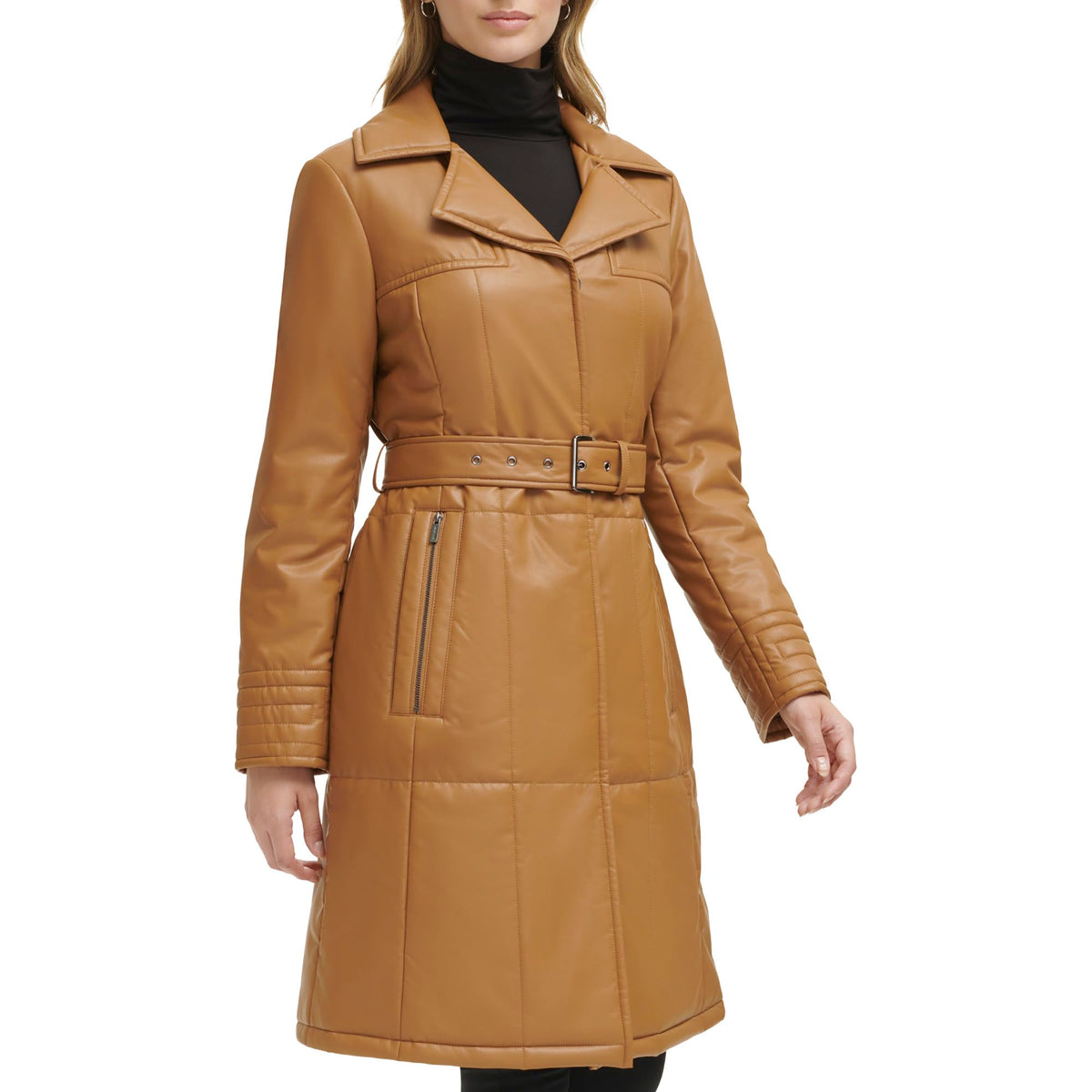 Kenneth Cole Outerwear Coat,TAN,X-Large