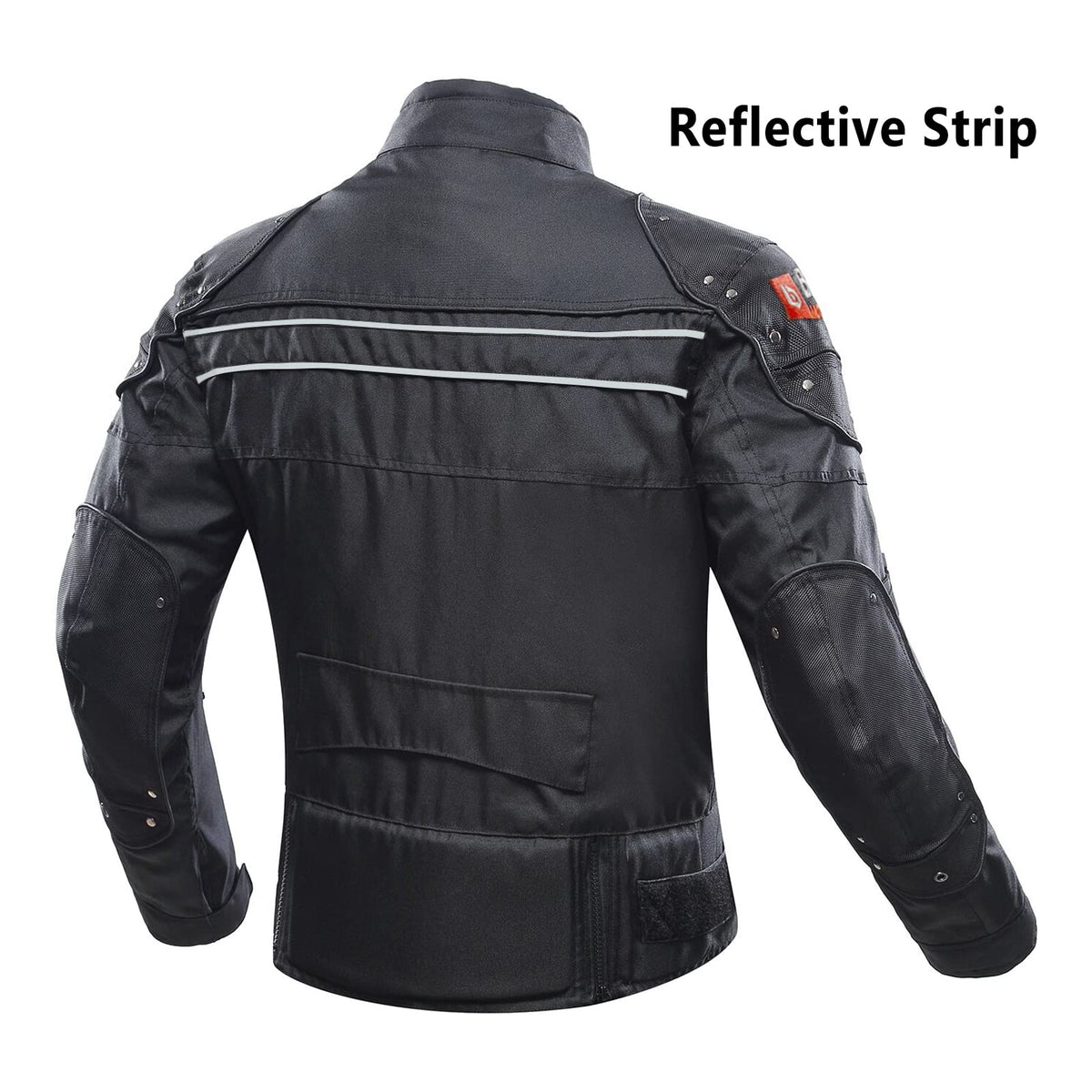 BORLENI Motorcycle Jacket for Men with Armor Riding Jacket CE Approved