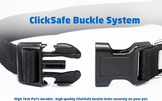 MS-5 Automatic Pet Door Collar, Genuine High Tech Pet Brand Dog Collar for Power Pet Doors - Deluxe Strap (Paw, Medium) - DC-PAW-MS5-M