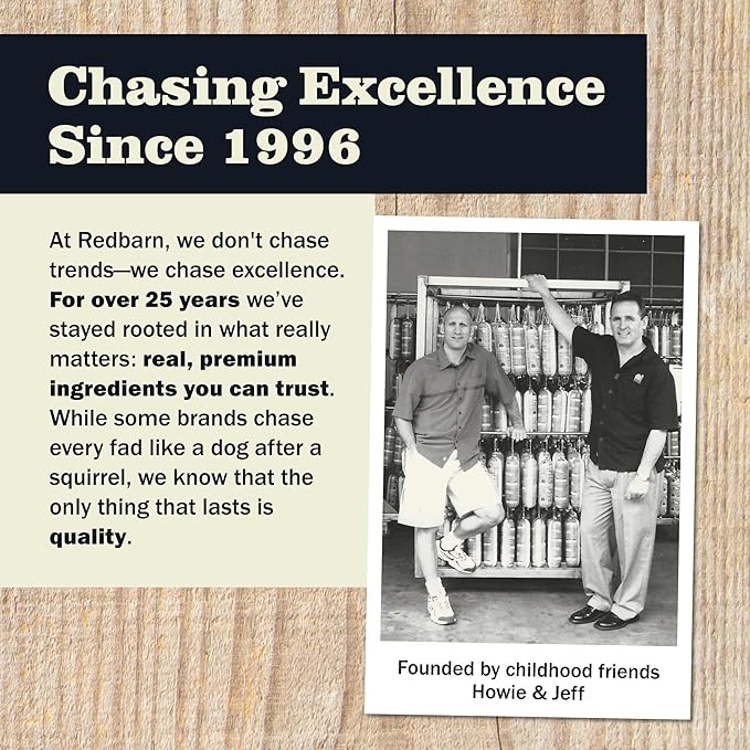 Redbarn Bully Slims Esophagus Dog Treats – 4.7 oz Bag – Single Protein Made with Natural Beef Esophagus, Slow-Roasted for Maximum Flavor – No Rawhide, Highly Digestible Chew, Gluten-Free
