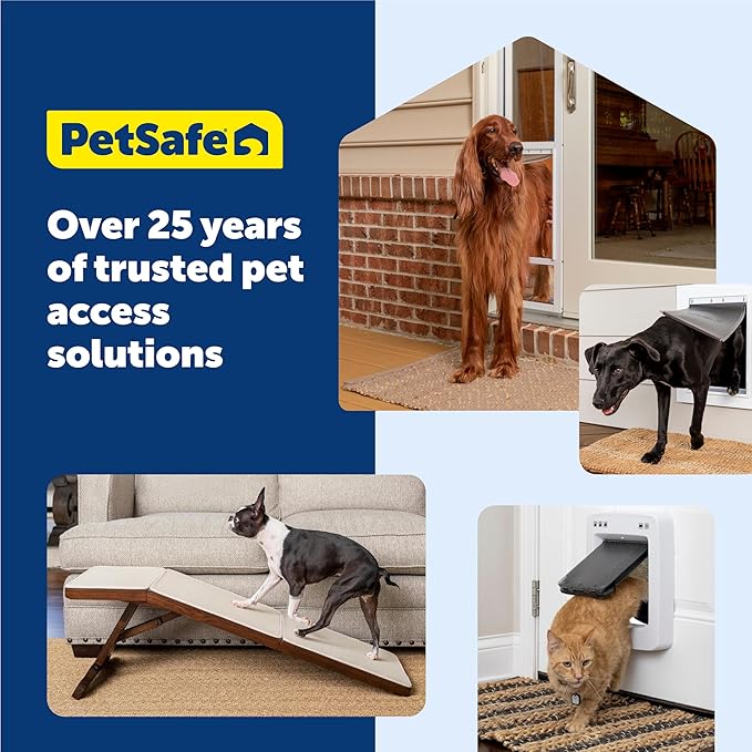 PetSafe Closing Panel Pet Door Cover - Restrict Pet Access - Durable Plastic Cover - Rust-Proof - Easy to Use - Small
