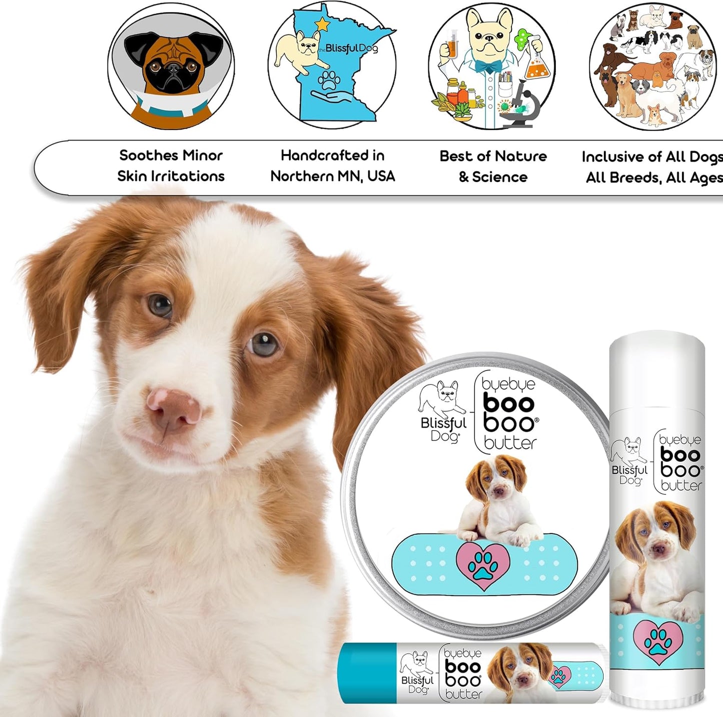 The Blissful Dog 2 oz TIN Brittany Booboo Butter