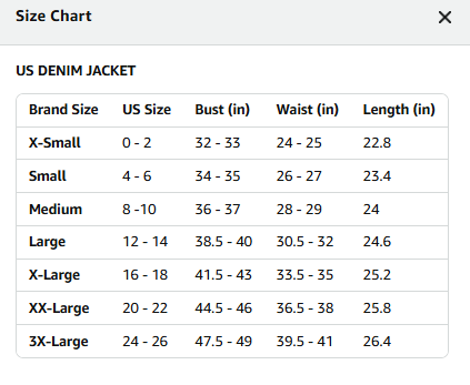 luvamia Women's Casual Basic Button Down Stretch Regular Fit Long Sleeves Denim Jean Jacket Azure Mood Size X-Large