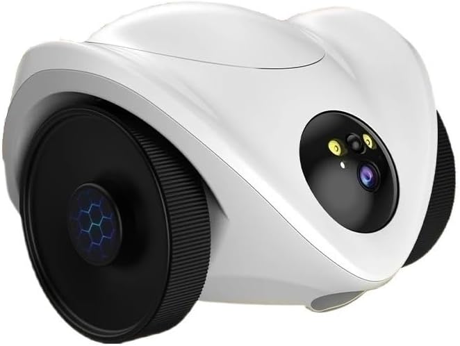Pet Robot Camera 2MP HD WiFi Cameras Motion Detection Two Way Audio Indoor Dog Treat Camera Dispenser Feeder for Home Security(Camera Add 64G Card)