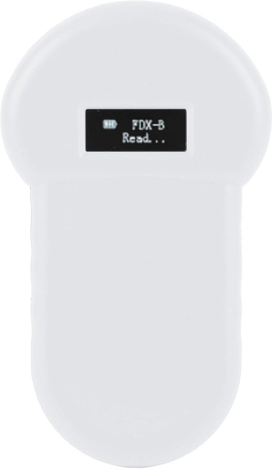 Pet Microchip Reader, Advanced Scanner with USB Charging and Clear LCD Display, Compatible with ISO11784 85 FDX B for Dogs Cats Pigs Animals