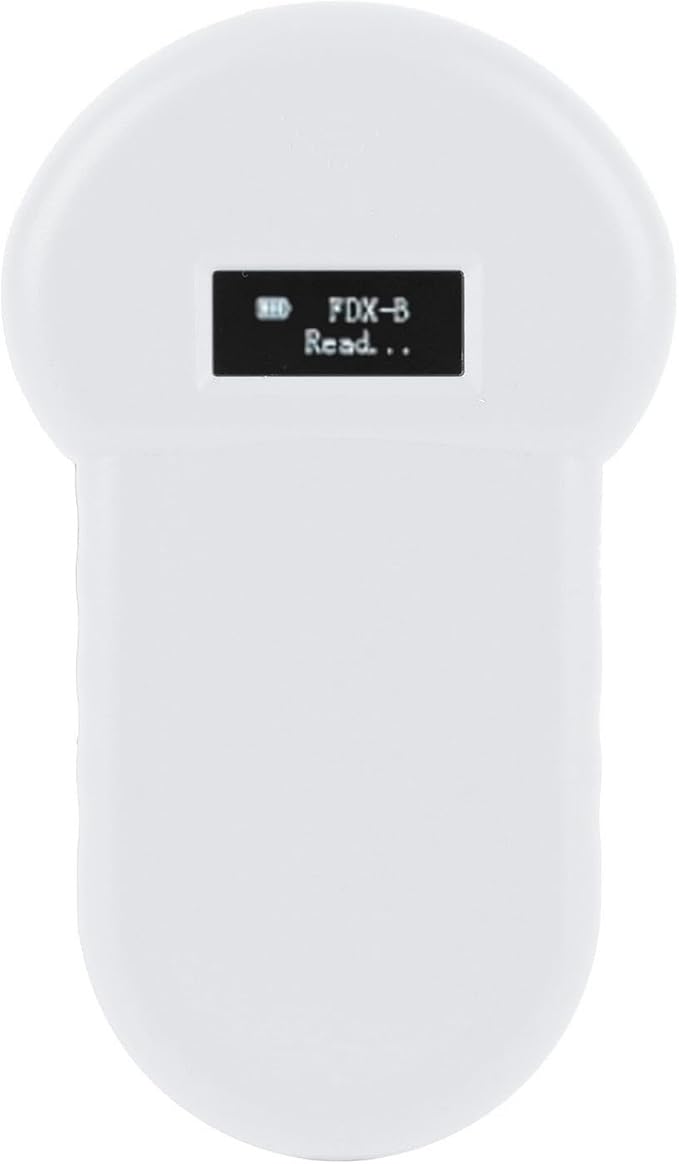 Pet Chip Scanner 134.2kHz High Sensitivity Portable Chip Reader for Counterfeiting Proof of Items Dogs and Cats