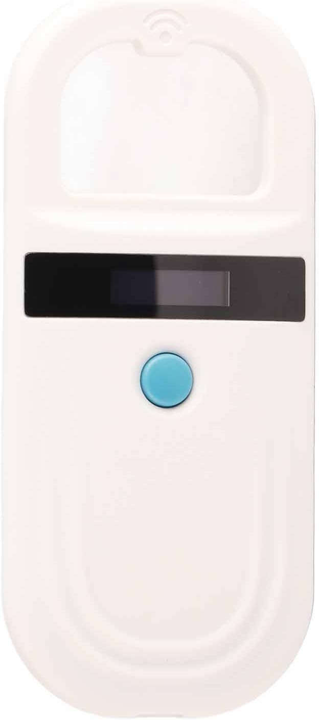 Rechargeable Animal Reader Microchip Scanner for Resource Management, Easy Operation, Applicable for Pet Groomers, Reading FDXB and EMID Microchips