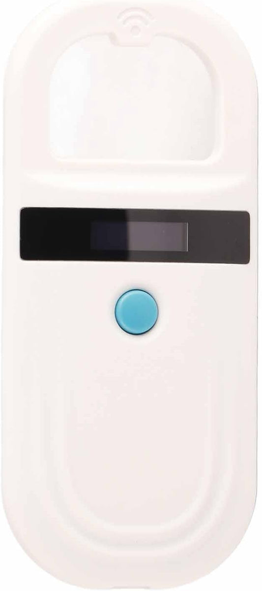 Pet Tag Scanner Microchip Reader Rechargeable OLED Display Animal Chip ID Scanner USB Interface, FDXB and EMID Microchip Reader, Suitable for Railway Detection, Includes User Manual