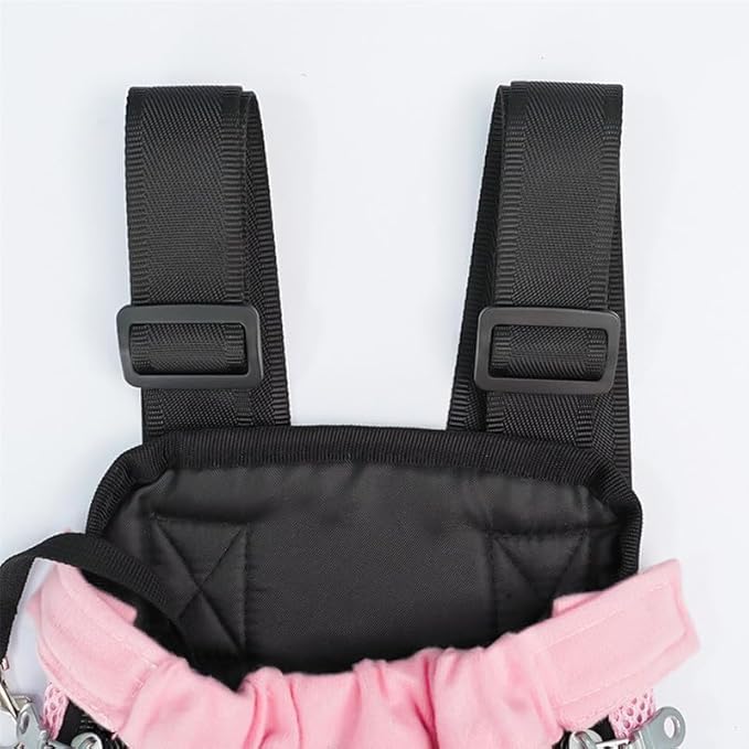 Portable Pet Carrier Backpack, Adjustable Pet Front Cat Dog Carrier Backpack Travel Bag for Small Medium Dogs Cats Puppies, Cat Backpack Carrier for Hiking Cycling (H, S)