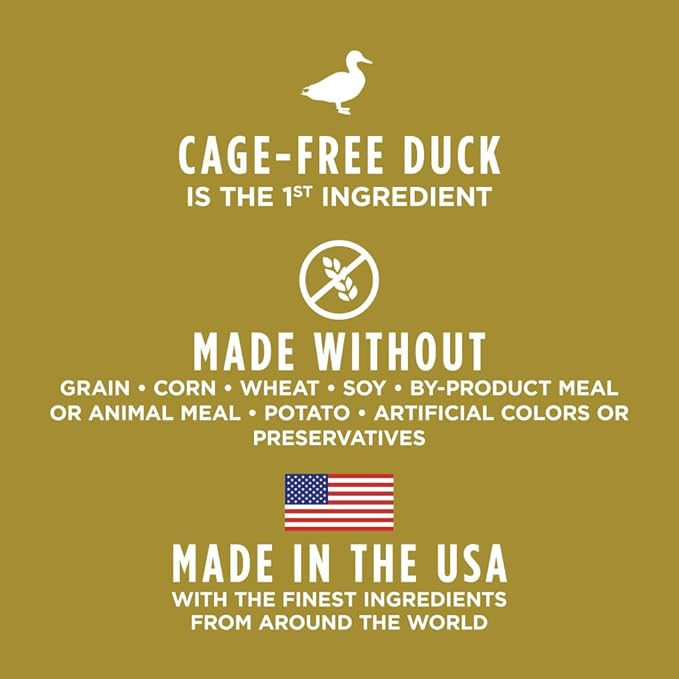Instinct Ultimate Protein, Natural Dry Cat Food, Grain Free Recipe - Cage Free Duck, 4 lb. Bag