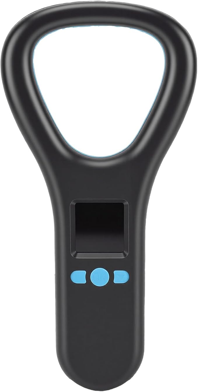 Dpofirs Pet Microchip Scanner, FDX B EMID Microchip Reader with 1.44 Inch LED Color Screen, Portable Pet Chip ID Reader Rechargeable for Dog Cat Pig Animals
