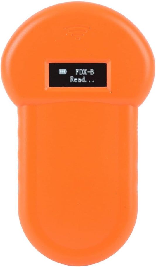 Cosiki Rechargeable Pet Microchip Reader, Animal Scanner 134.2kHz with OLED Display, Ideal for Dogs, Cats, Pigs, Cows, Sheep, Horses & Poultry