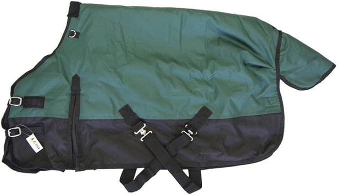 AJ Tack 1200D Waterproof Winter Pony Blanket - 300g Heavyweight Turnout with Fleece Collar, Shoulder Gussets & Tail Flap - Camouflage 62"