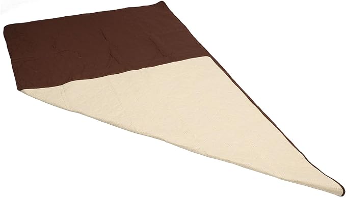 Defensive Dog Bed Cover | Secure Washable Pet Blanket for Sofa/Couch/Furniture | Brown Layer for Dogs & Cats (52x82inch)