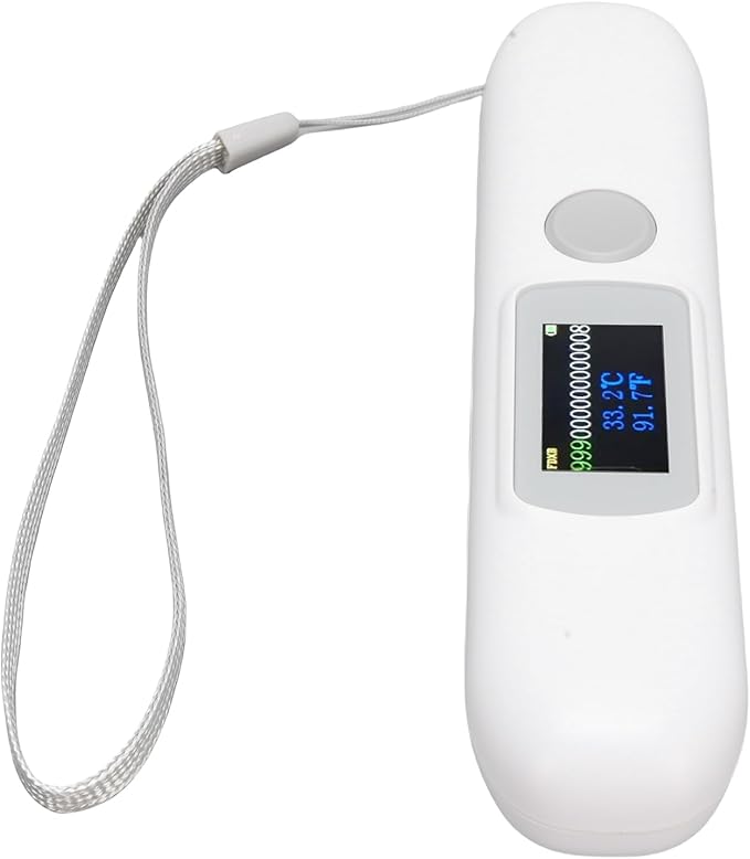Pet Microchip Scanner, Animal Microchip Reader with 1.14 Inch Color Screen, ISO 11784/11785 FDXB Chip, Temperature Display, for Pet Management
