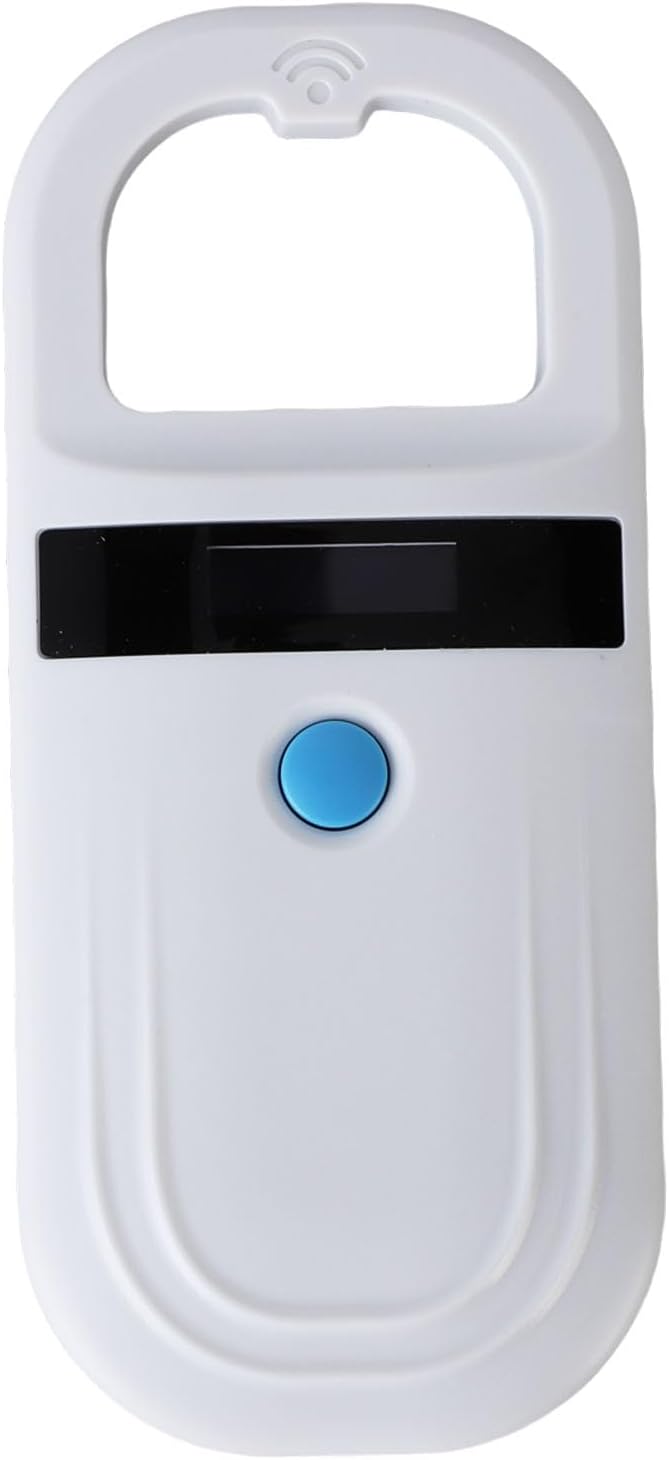 Zunate Microchip Scanner for Pets, Handheld Animal Tag Reader Supports EMID FDX B with Bluetooth Data Transfer and 1000 Record Memory for Cats Dogs and Livestock (Style 1)