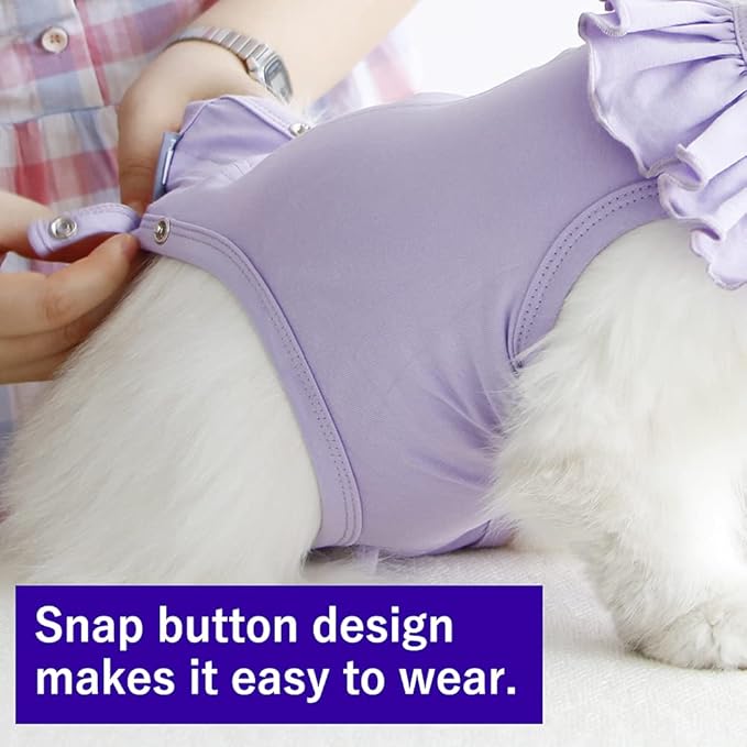 Cat Recovery Suit for Abdominal Wounds and Skin Diseases, Breathable Surgical Recovery Shirt After Surgery Wear Anti Licking Wounds,E-Collar Alternative for Cats Pet Kitten(RSC01-pink-s)