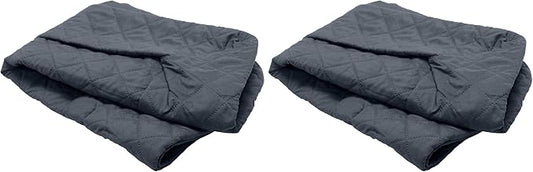 Furhaven Replacement Dog Bed Cover Quilted Sofa-Style, Machine Washable - Iron Gray, Medium (Pack of 2)