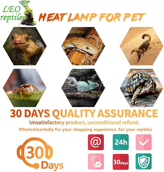 Leoterra UVB Light for Bearded Dragon 26w 10.0 UVA UVB Reptile Light Bulb Desert UVB Light for Reptiles, Bearded Dragon,Lizard, Chameleon Use,Long Lasting uvb Output UVB Lamp(26W 10.0)