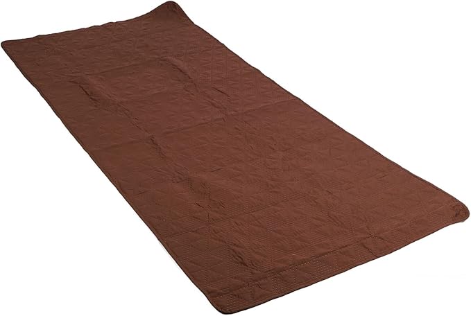 Waterproof Dog Bed Cover 52x82in Brown, Slip & Washable Sofa Protector - Furniture Guard Against Pet Accidents, Non - Slip Bottom for Dogs & Cats (30x70in/ 76.2x177.8cm)