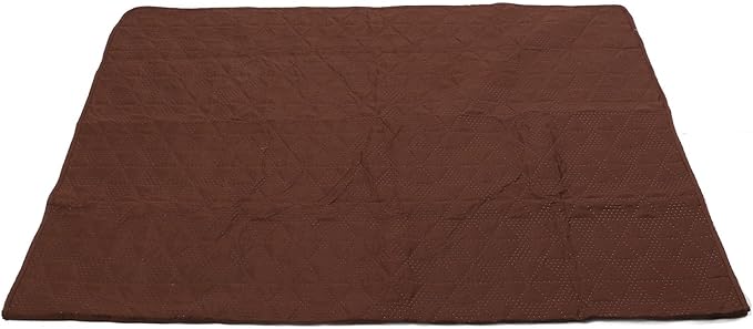 Defensive Dog Bed Cover | Secure Washable Pet Blanket for Sofa/Couch/Furniture | Brown Layer for Dogs & Cats (52x82inch)