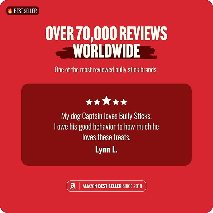 Natural Farm Odor-Free Braided Bully Sticks (12 Inch, 5 Pack) - 100% Grass-Fed Beef, Grain-Free, Low Fat & Fully Digestible Best Dental Treats - Safest Long Lasting Pizzle Chews to Keep Your Dog Busy