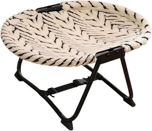 Elevated Pet Bed Supplies Gifts Metal Frame Indoor Folable with Storage Bag Portable Outdoor Furniture Versatile Accessory