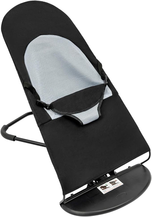 Pet Dog Cat Rocking Chair, Portable Foldable Pet Rocker Bed 3-Level Height Adjustable Small Pet Rocker Summer Breathable Pet Rocker Sofa Bed Dog Cats Rocker Beds for Pets Under 33lbs Black