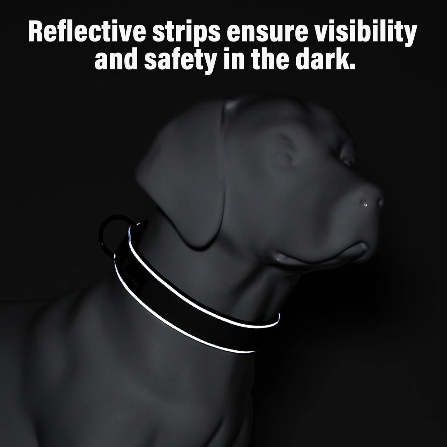 Plutus Pet Tactical Dog Collar, Reflective, Adjustable Heavy Duty Dog Collar, Soft Padded and Comfortable, for Small Medium and Large Dogs (Hot Pink, XL)