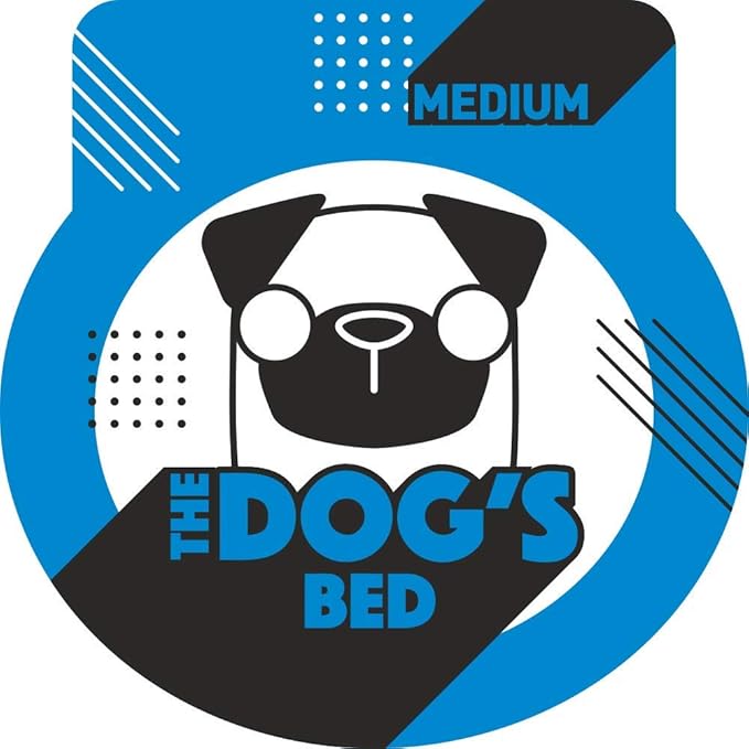 The Dog’s Bed Waterproof Dog Bed for Medium Dogs, Grey – Durable Washable Dog Bed for Indoor & Outdoor Use, Tough Oxford Fabric, Removable Cover, Crate Kennel Car Travel Bed