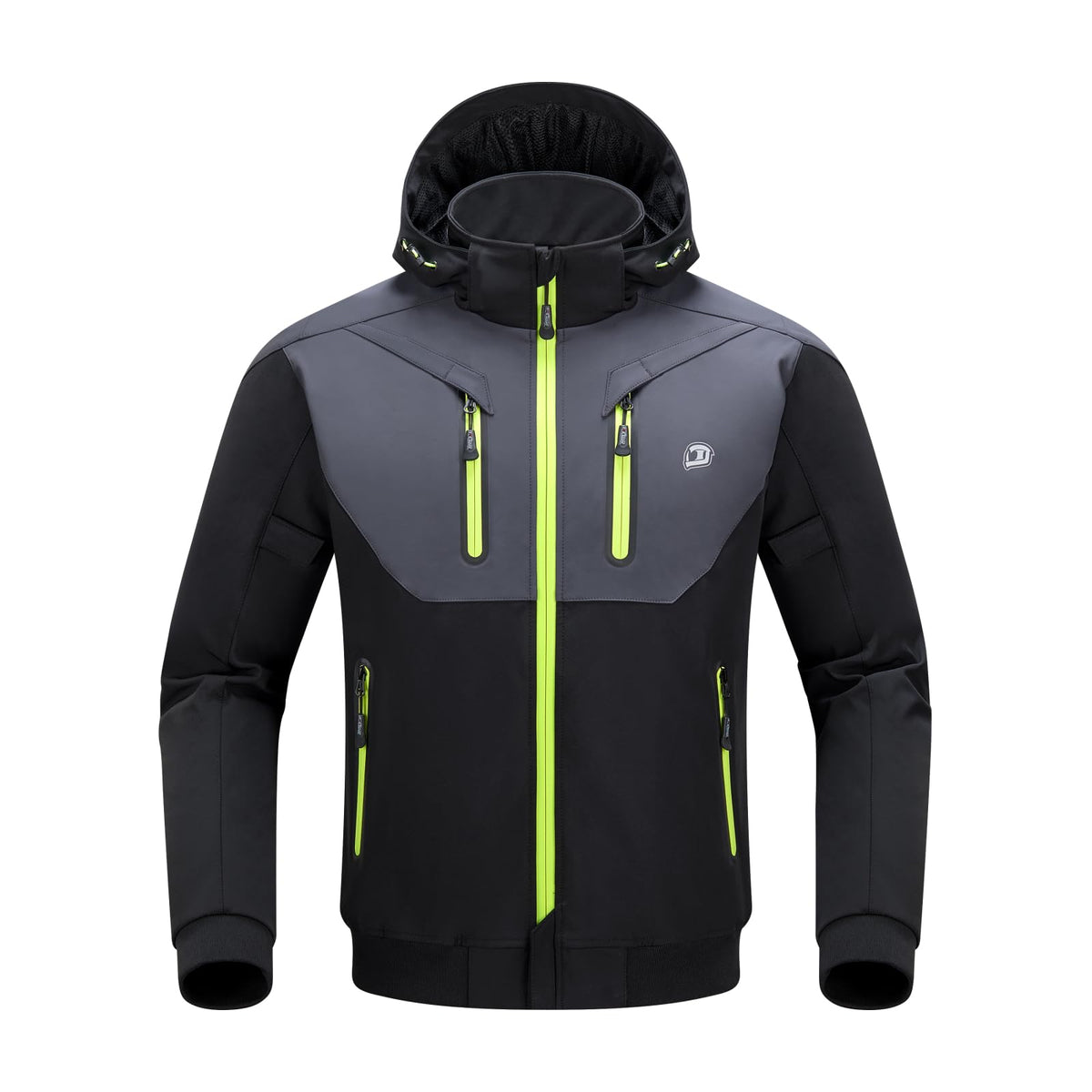 BORLENI Motorcycle Jacket Men with Hood CE Approved