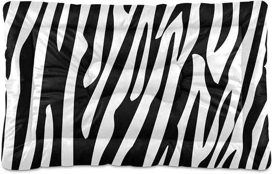 Zebra Stripes Pet Bed Cute Dog Bed Mat Absorbing Non Slip Pad Pet Sleeping Mat for Small, Medium, and Large Dogs Puppy Cat 24 in x 18 in