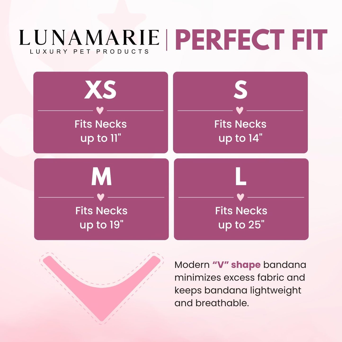 LunaMarie - Luxury Pet Birthday Bandanas -Premium & Silky Poly Fabric | 100% Handmade | Custom Shape Dual Layered (Birthday Girl Purple, Large)