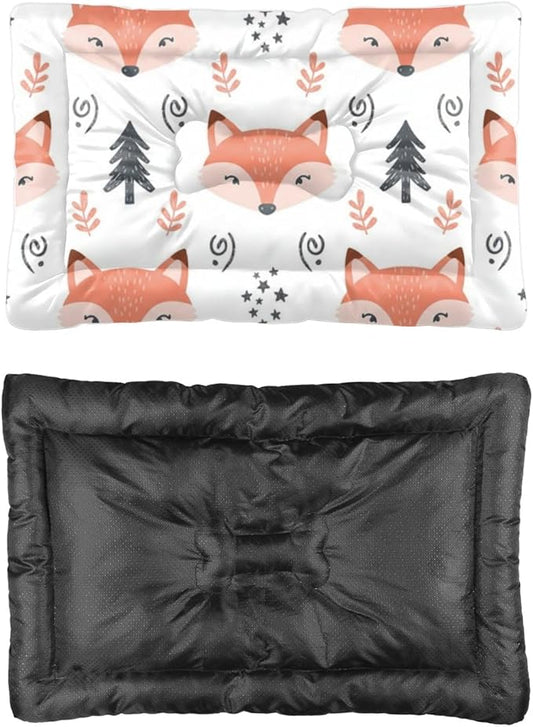 Ultra Soft Dog Pads with Anti-Slip Bottom, Cute Animals Cat Pillow Puppy Crate Pads Dogbeds for Lg Dogs Comfy Kennel Mat for Indoor& Outdoor Sofa Cars, Machine Washable 24 X 18 Inch