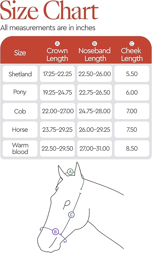 HORZE Howard Soft Fleece Padded Adjustable Polyester Horse Halter - Black - Horse