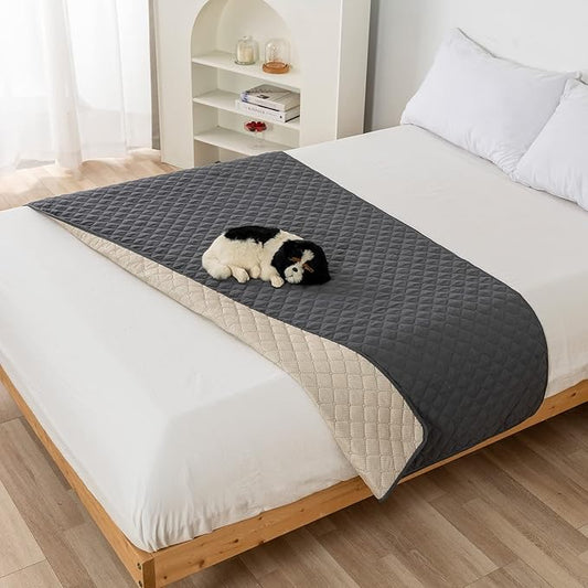 Waterproof Dog Bed Cover,Pet Blanket for Couch Furniture Bed Sofa,Reversible Soft Protector,Washable Covers