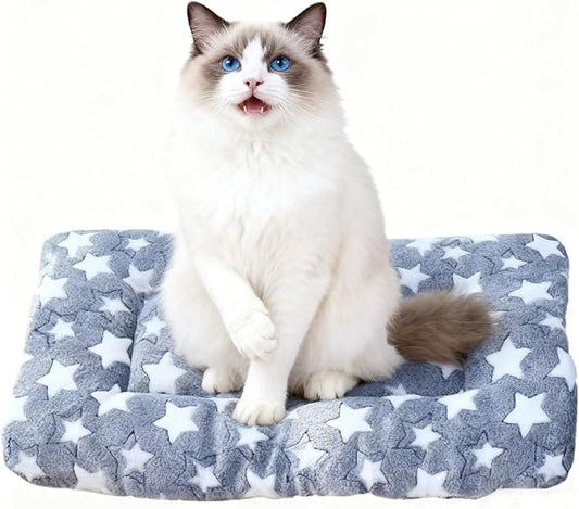 Dog Bed Mat - Crate Pad - Soft Dog Kennel - Multi-Purpose Crate Bed for Dogs & Cats