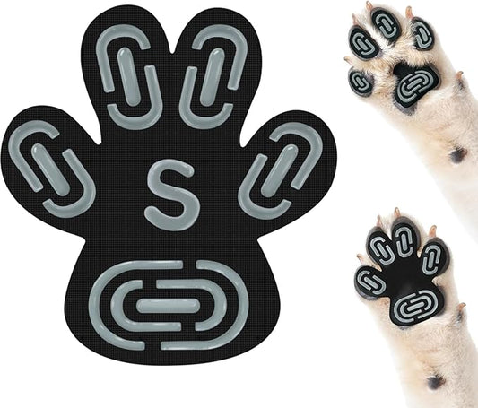 Anti-Slip Dog Paw Protector Pads for Senior Dogs, Dog Paw Adhesive Pads on Hardwood Floor,Senior Pets Essentials with Strong Traction,Puppy Grippers,12 Sets 48 pc S