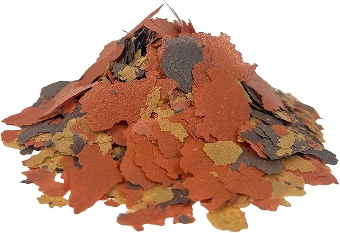 Aquatic Foods Inc. Flakes - 45% California Blackworm & Goldfish Flake Mix for Aquarium & Pond Fish - Premium AF Flakes - 1/8-lbs