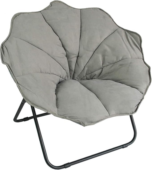 Elegant Home Fashions Pet Bed with Microfiber Cover Cushion, Grey (PET-1003)