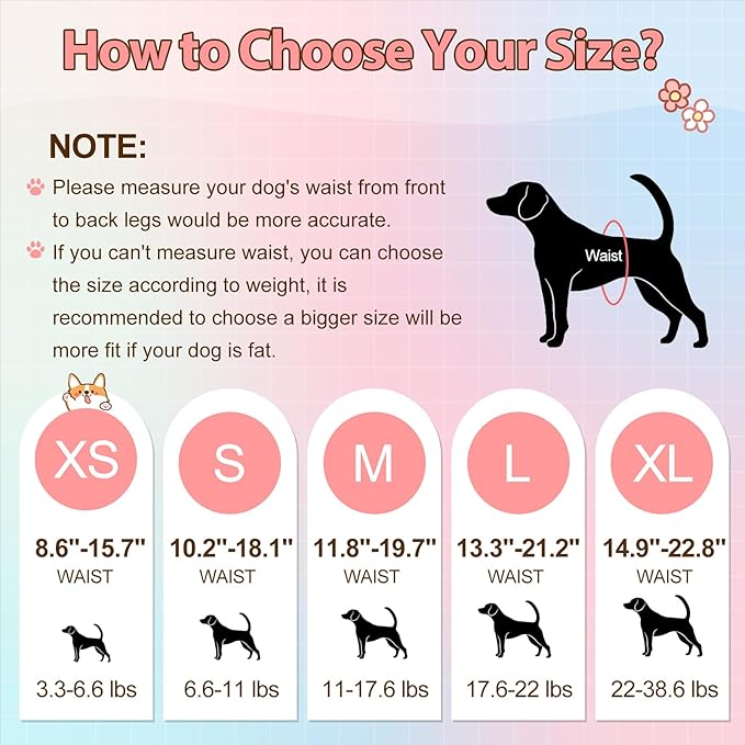 Ambreview Disposable Dog Diapers Female, Just Pull It Up, Doggie Diapers for Female Dogs, Strong Absorbency | Leak Proof, for Dogs in Heat | Elderly | Disabled, XL 30 PCS