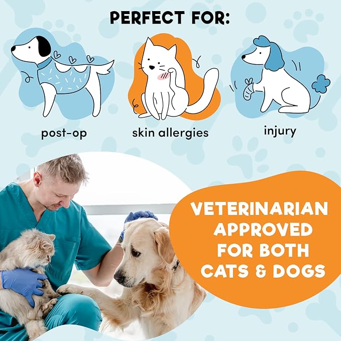 BENCMATE Inflatable Dog Cone Collar Alternative, Soft Dog Cone for Small Medium Large Dogs and Cats, Neck Recovery ECollar Donut Collar After Surgery (Small, Cowboy)