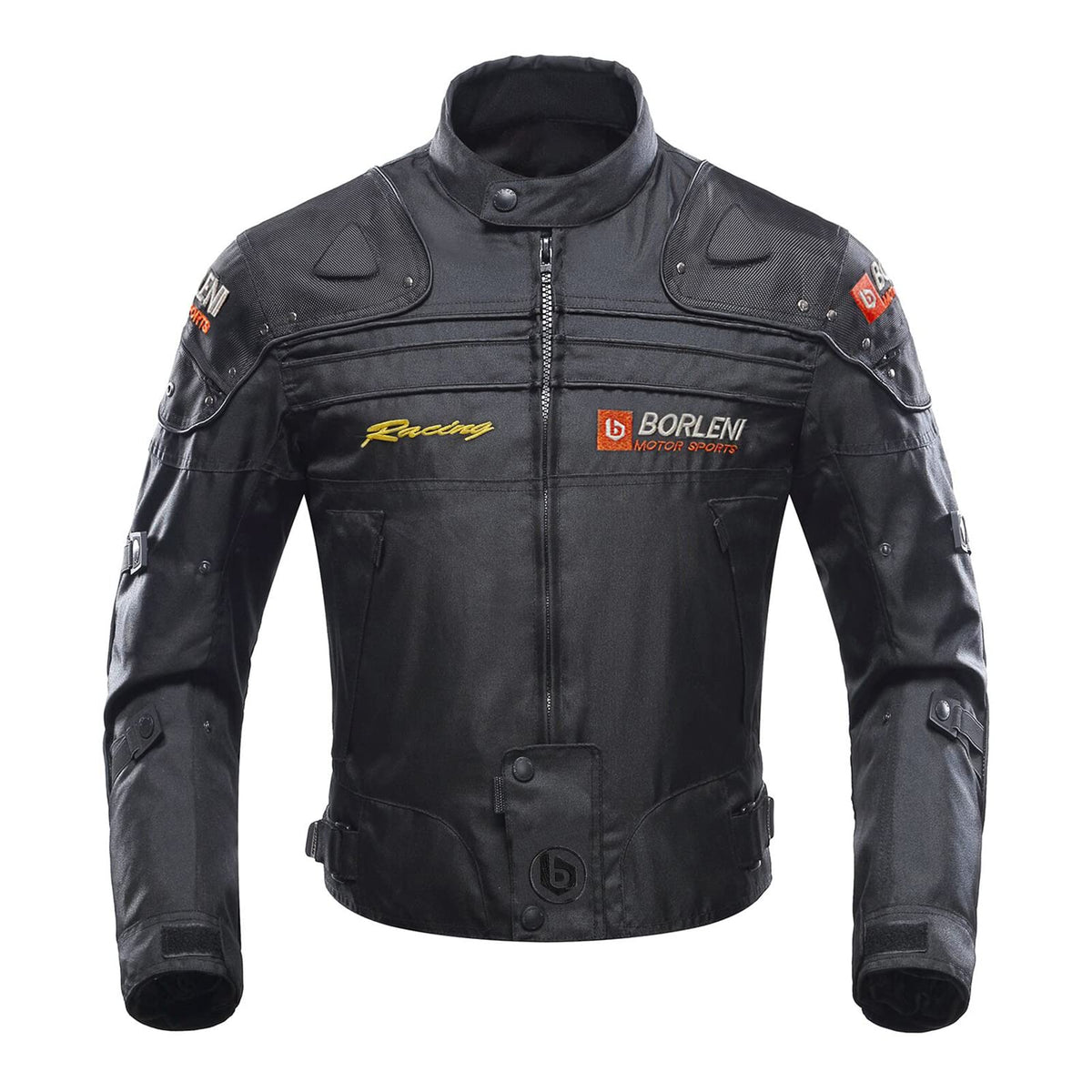 BORLENI Motorcycle Jacket for Men with Armor Riding Jacket CE Approved