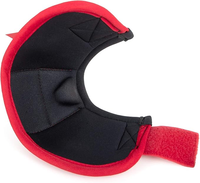 Jeffers Equine No Turn Bell Boots for Horses - Red, Large | Shock Absorbing Hoof Protection | Secure Double Hook & Loop Closure, Perfect for Travel, Turnout, Training, & Riding - 1 Pair
