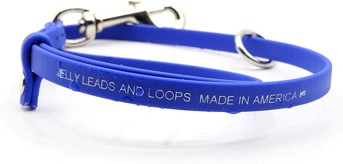 Jelly Pet Grooming Loops 3/8'' x 18'' W/Ring (Lime Green) | Made in The USA