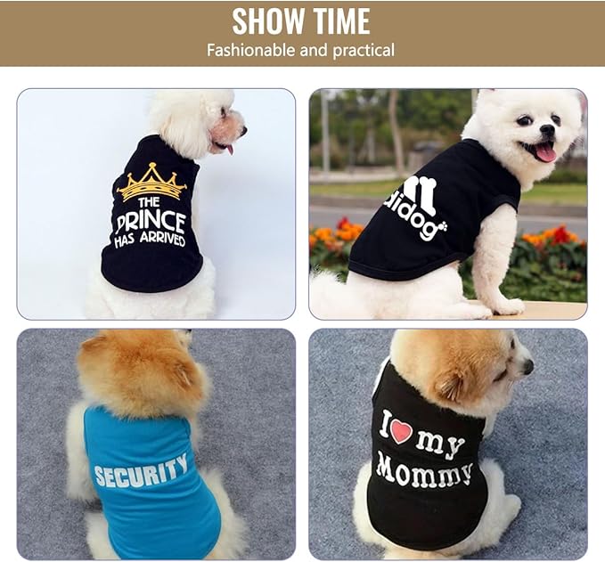 Personalized Dog Shirt Custom Pet T Shirts for Small Large Dogs Customized Puppy Clothes with Name Logo Picture Breathable Pets Sleeveless Vest Apparel Gifts, Red, 5XL