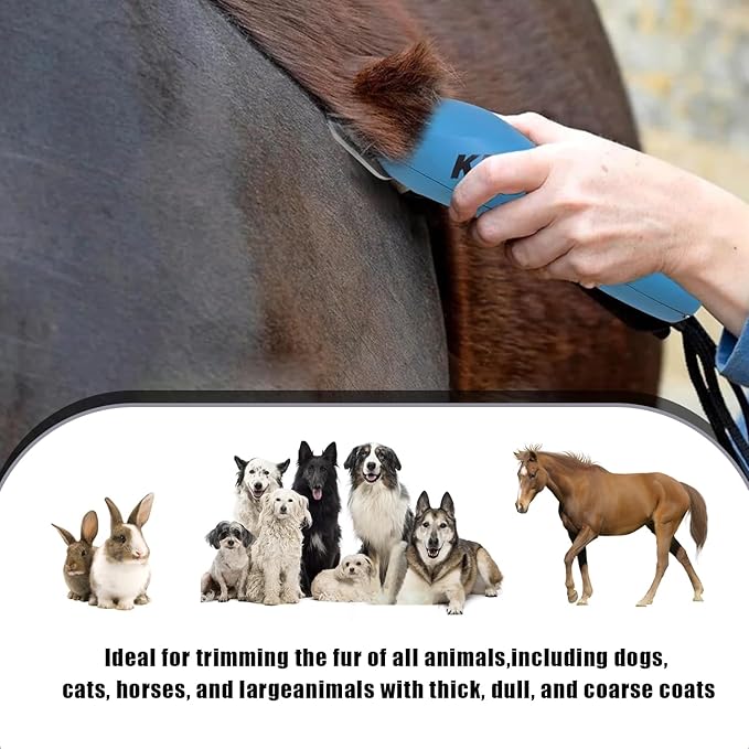 2PCS 5FW Wide Blades for Dog Grooming Blades Compatible with Andis,Oster A5,Wahl km10 Dog Clippers,Size-#5FW, 1/4-Inch Cut Length (6.3mm)(2pcs #5FW)
