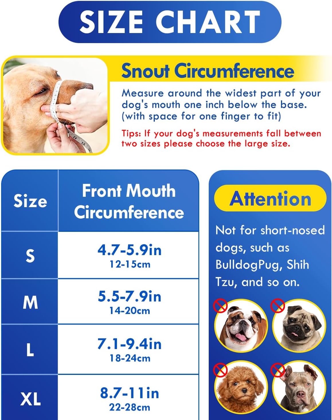 Dog Muzzle, Soft Air Mesh Muzzle for Small Medium Large Dogs Anti Biting Barking Chewing, Breathable Drinkable Adjustable Loop Pets Muzzle for German Shepherd Husky Labrador Retriever (Blue,XL)