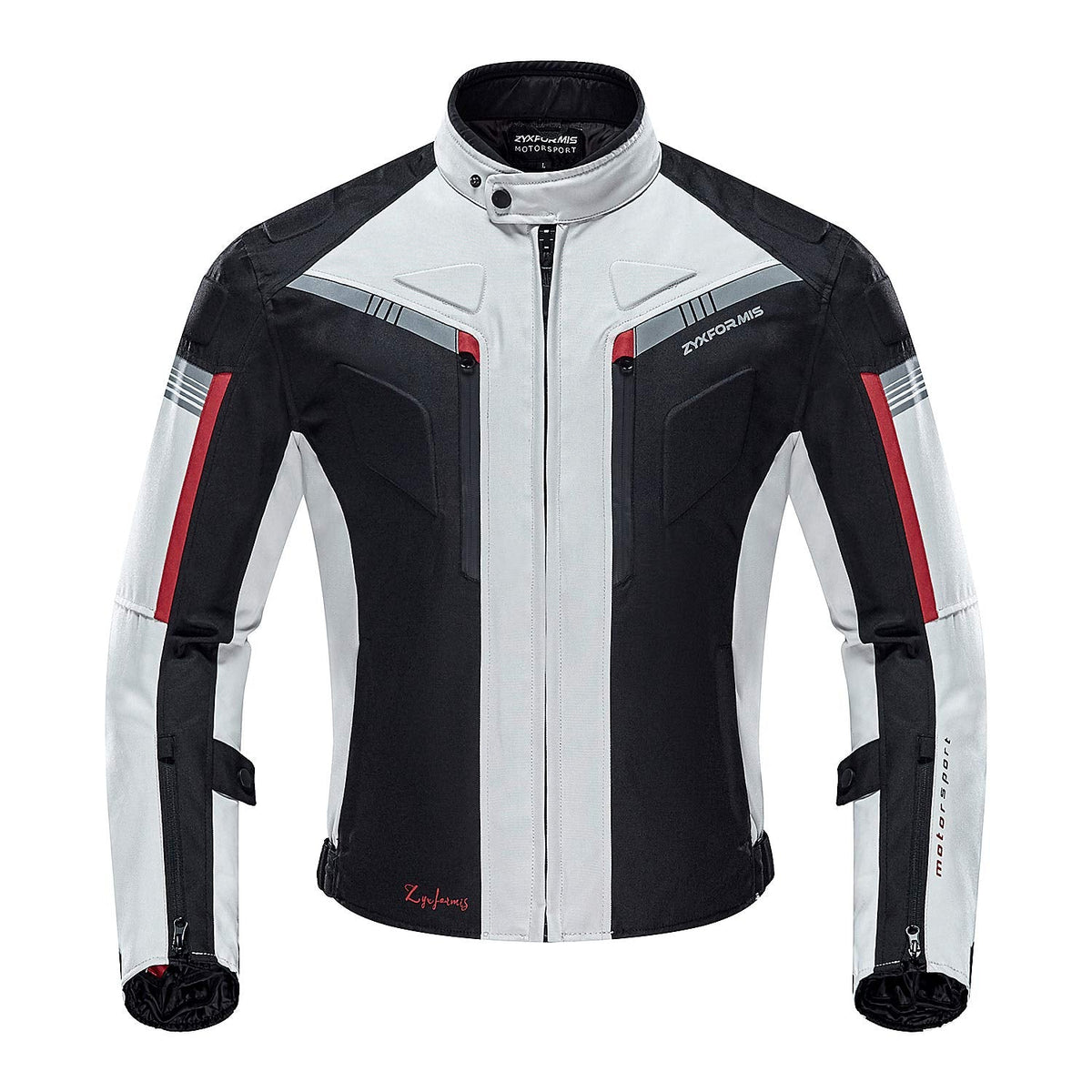 Zyxformis Motorcycle Jacket Motorbike Biker Waterproof Jackets Windproof Full Body Protective Gear Armoured Summer Winter for Men