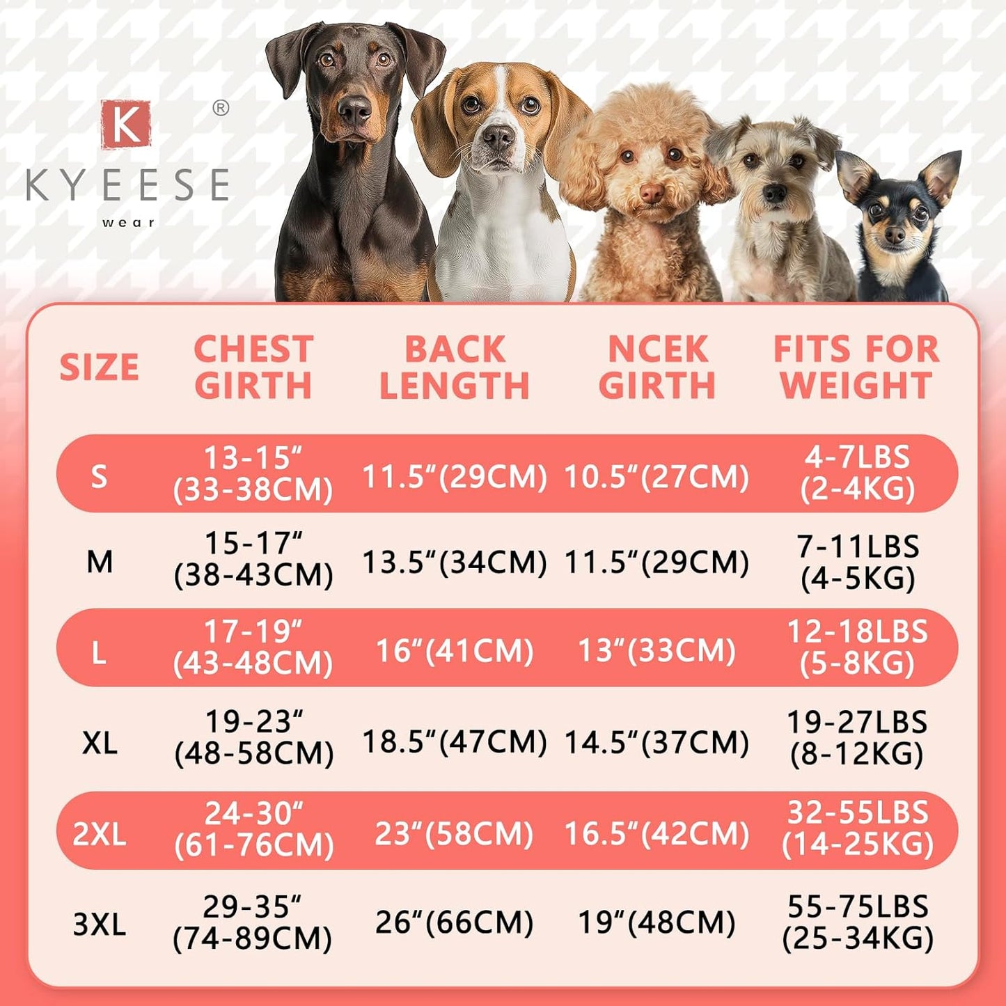 KYEESE 2Pack Dog Sweater Soft Pets Sweatshirt Pullover Large Pet Sweater Warm Dogs Clothes Turtleneck Pets Coats Stretchy Dog Sweaters for Large Dogs